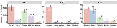 Tissue-specific assessment of oxidative status: Wild boar as a case study